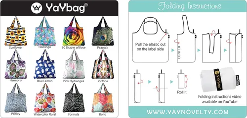 Vista 4 de JUMBO - Bolsas de compras reutilizables y reutilizables para comestibles, bolsas plegables reutilizables para productos, 55 libras de poliéster