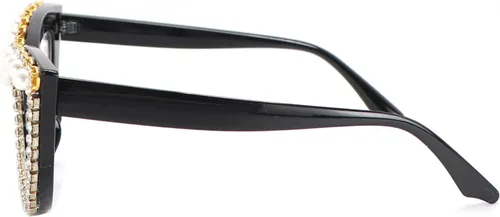 Vista 6 de Gafas de lectura fotocromáticas de transición multifocal progresiva con diamantes de imitación para mujer, marco de lentes para computadora
