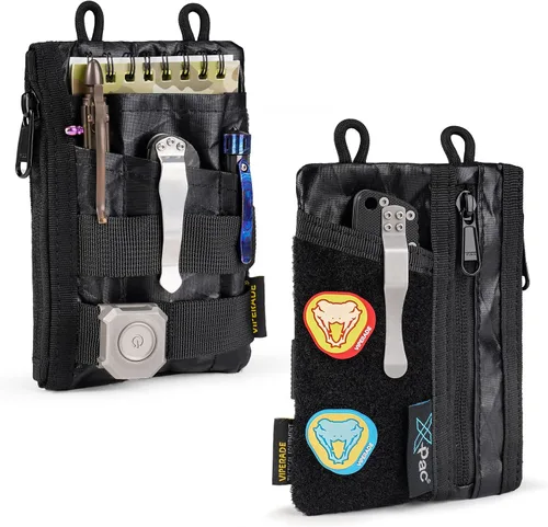 Vista 10 de VIPERADE VE16 - Bolsa EDC para hombre, organizador de bolsillo multiherramienta para equipos EDC