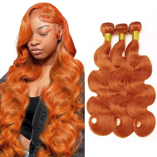 Vista 127 de Color 30 paquetes de cabello humano marrón onda del cuerpo paquetes 8 10 12 pulgadas brasileño virgen Remy extensiones de cabello humano doble trama