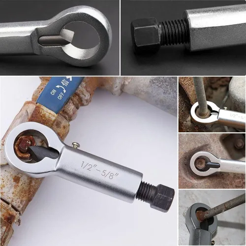 Vista 2 de Grieta divisora de tuercas de metal, herramienta extractor de extracción de galletas de nueces, herramienta de presión manual de divisor de tuercas