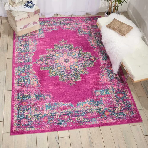 Vista 41 de Nourison Passion Alfombra marfil/negro, de 2 pies 2 pulgadas x 10 pies, fácil de limpiar, no desprende pelo, para habitación, sala, comedor, cocina
