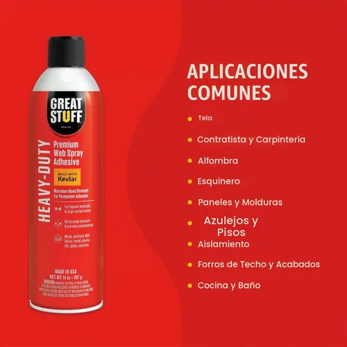 Vista 4 de Great Stuff™ Adhesivo Web Heavy-Duty - 14 oz - Aerosol