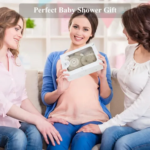 Vista 6 de COTTONEBEBE Juguetes para Bebés, Juguete de Peluche con Música de Nana para Bebés Infantes de 0 3 6 12 a 36 Meses Niño y Niña, Regalo Ideal
