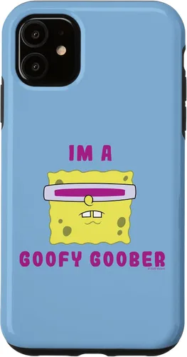 Vista 8 de Funda para iPhone 11 Pro Max Bob Esponja SquarePants I'm A Goofy Goober