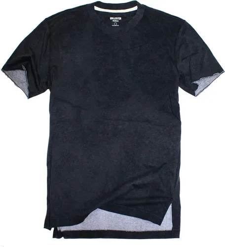 Vista 4 de Hollister HOM-R - Camiseta estampada de 100% algodón con cuello redondo y ajuste holgado para hombre (paquete de 3)