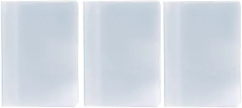 Vista 6 de SimpleLif - Funda de plástico para tarjeta de crédito, de PVC, color transparente