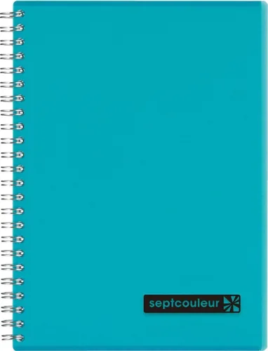 Vista 9 de Maruman Septcouleur - Cuaderno de espiral, 160 páginas, tamaño A5 Amarillo