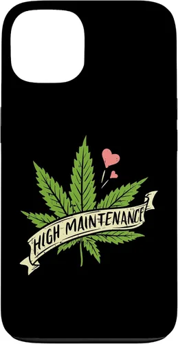 Vista 7 de High Maintenance Weed Cannabis Pocket 420 THC Stoner Gift Case for iPhone 17