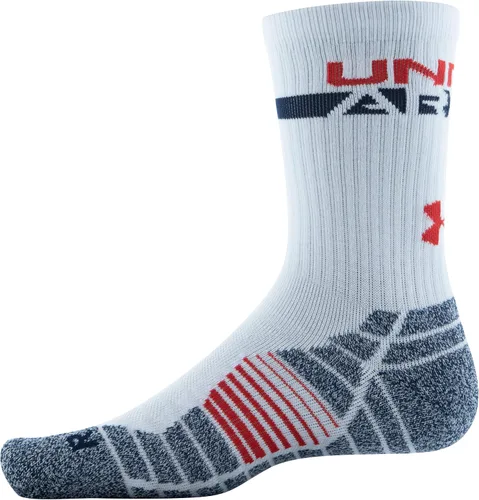 Vista 3 de Under Armour Calcetines altos para hombre 3 pares