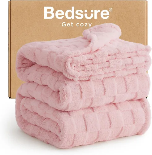 Vista 68 de Bedsure GentleSoft - Manta verde salvia para sofá, manta de forro polar a cuadros, regalos de Navidad para mujeres, hombres y niñas, bonita manta