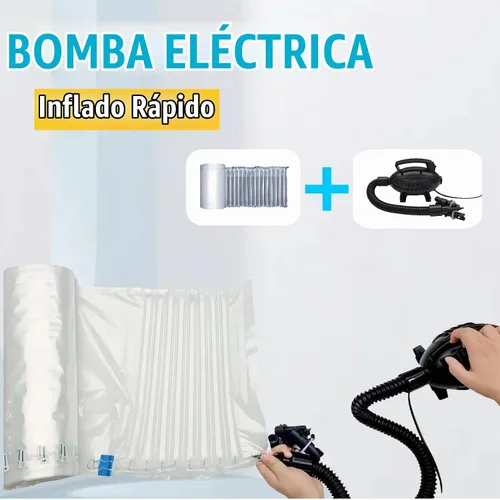 Vista 5 de Envoltorio Grande de Cojín de Burbujas para Embalaje de Artículos Frágiles, Almohadas de Aire Inflables para Envío, Materiales de Embalaje