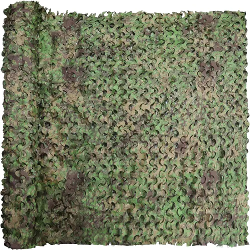 Vista 14 de GRVCN - Red de camuflaje en rollo a granel, malla de sombrilla para caza, tiro a ciegas, temática militar, decoraciones de fiesta Desert Camo