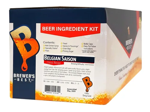 Vista 5 de Brewer's Best - 1044 - Kit de ingredientes para cerveza artesanal (5 galones), (Tripel belga)