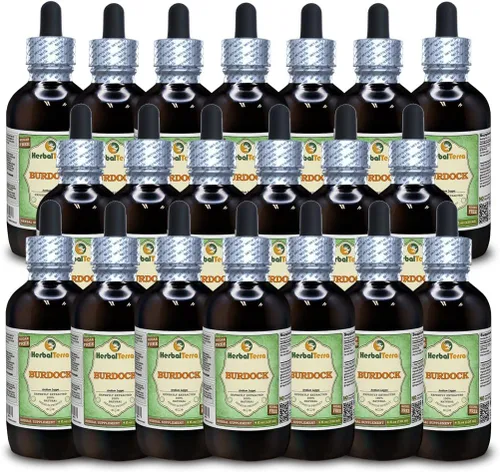 Vista 8 de Herbal Terra LLC Glicerita de bardana (Arctium Lappa), extracto líquido sin alcohol de raíz seca, 2 onzas