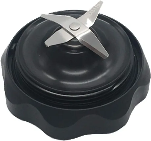 Vista 4 de Cuchilla extractora de repuesto con mango personal de 24 onzas y tapa para llevar Nutribullet Select 1200 y licuadora Combo