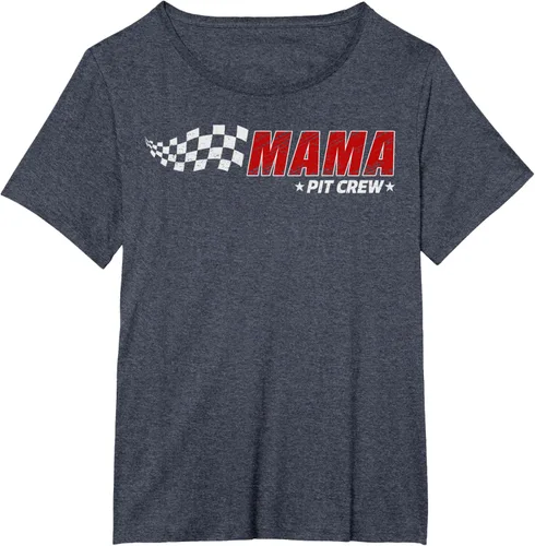 Vista 82 de Mama Pit Crew Race Car Birthday Family Matching Pit Crew Camiseta