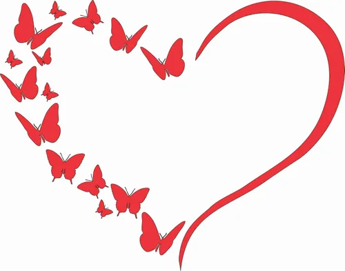 Vista 6 de Calcomanía de vinilo troquelado para ventana, diseño de mariposas y corazones, para automóvil, camión (negro mate)