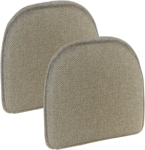 Vista 117 de Klear Vu Raindrop The Gripper - Cojines antideslizantes para silla, suaves y cómodos, almohadillas para asiento, almohadón para cocina, comedor u