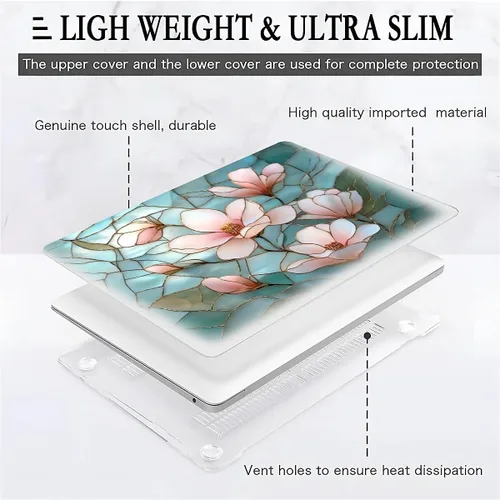 Vista 13 de Funda para computadora MacBook Pro de 13 pulgadas, modelo A1425/A1502, modelo A1425/A1502, diseño de primera calidad, funda rígida para laptop 3D 3D