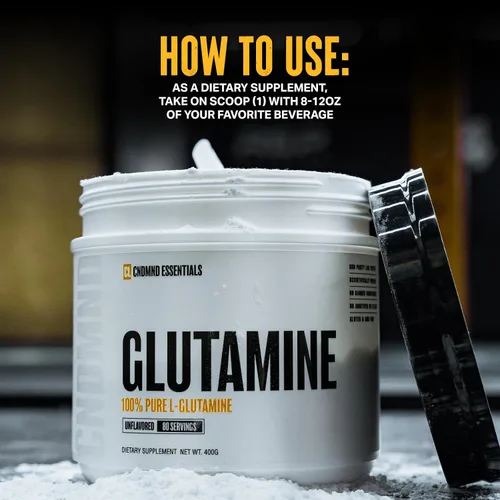 Vista 4 de CONDEMNED Labz - Polvo de L-glutamina 100% puro, suplemento de glutamina para hombres y mujeres, recuperación y salud intestinal, sin gluten y sin