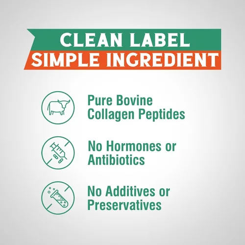 Vista 9 de Vitalibre Péptidos de colágeno bovino en polvo para mujeres y hombres, proteína de colágeno hidrolizada alimentada con pasto tipo I y III, piel
