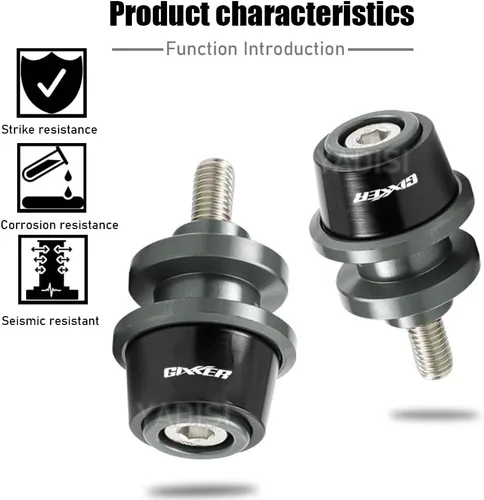 Vista 2 de Para GIXXER 250 SF 150 125 GIXXER 250SF 2018-2022 2023 Accesorios de motocicleta CNC Carretes basculantes Tornillos de soporte deslizante