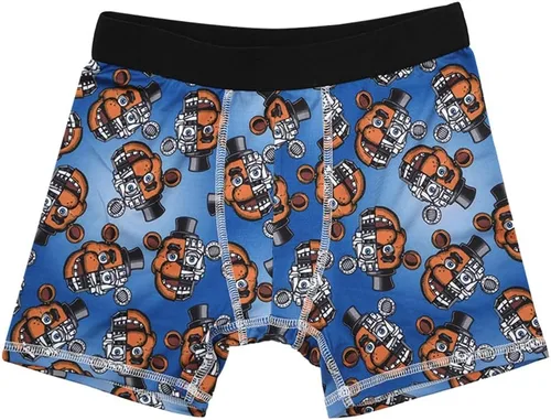 Vista 3 de Bioworld Five Nights at Freddy's Horror Video Game Youth Boys Underwear 5pk Boys Boxer Briefs Set