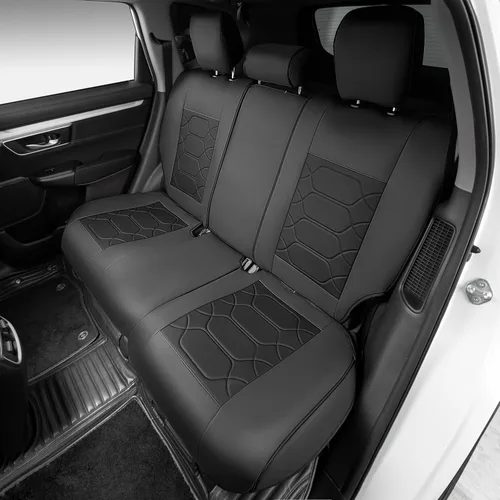 Vista 9 de OASIS AUTO Fundas de asiento con ajuste personalizado para Honda CRV 2017-2025, protector de asiento de cuero sintético impermeable y duradero