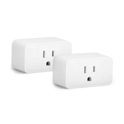 Vista 7 de Amazon Basics Enchufe inteligente, funciona solo con Alexa, Wi-Fi de 2.4 GHz, no requiere hub, 1 paquete, blanco