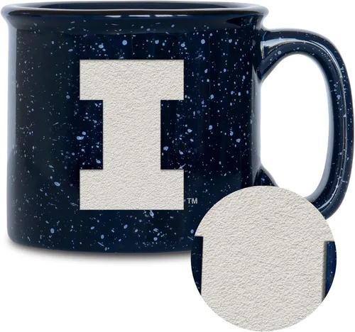 Vista 65 de Rico Industries NCAA Speckle 12oz Laser Engraved Campfire Mug