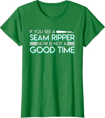 Vista 33 de If You See A Seam Ripper Now is Not A Good Time Sewing T-Shirt