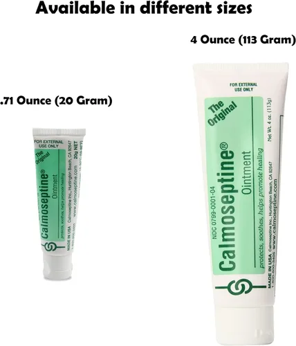 Vista 5 de Calmoseptine Tubo de ungüento de 0.71 oz de tamaño de viaje (paquete de 4)