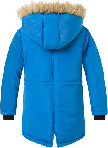Vista 2 de ZSHOW Chaqueta acolchada con capucha para niños, abrigo de invierno grueso a prueba de viento