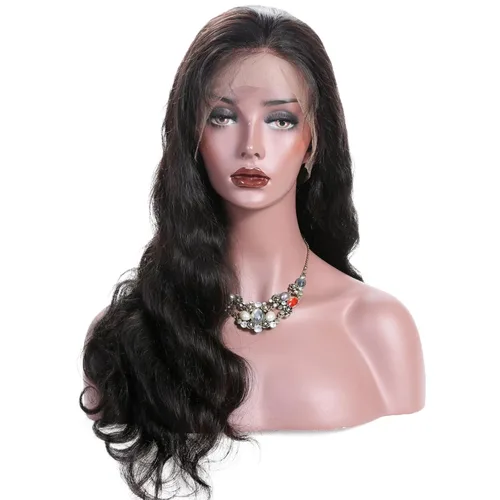 Vista 11 de KUN Light Yaki - Peluca de cabello humano lacio con flequillo para mujeres negras, pelucas de encaje 360 con flequillo, cabello humano prearrancado