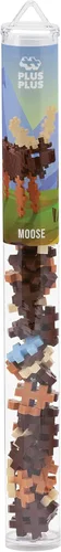 Vista 4 de PLUS PLUS Moose - Juego de figuras de animales en 3D de bloques de construcción, mini piezas de rompecabezas entrelazadas, juguetes divertidos