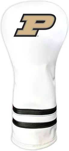Vista 9 de Team Golf NCAA Funda para Cabeza de Palo de Golf Fairway Vintage Blanca, Diseño que se Ajusta a la Forma, Diseño Retro