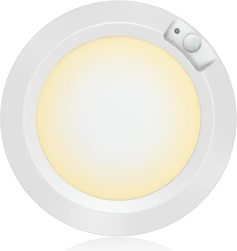 Vista 10 de Luces LED de armario con sensor de movimiento para interiores, funciona con pilas, 210LM 6000K, blanco frío para lavandería, escalera, pasillo