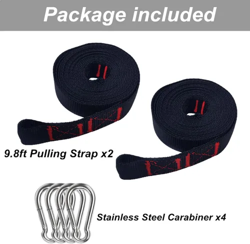 Vista 6 de 2 Piezas Correas de Tracción de Arnés de Trineo de 9.8 Pies, Accesorio de Arnés de Neumático de Trineo para Fútbol Americano Correr Sprint