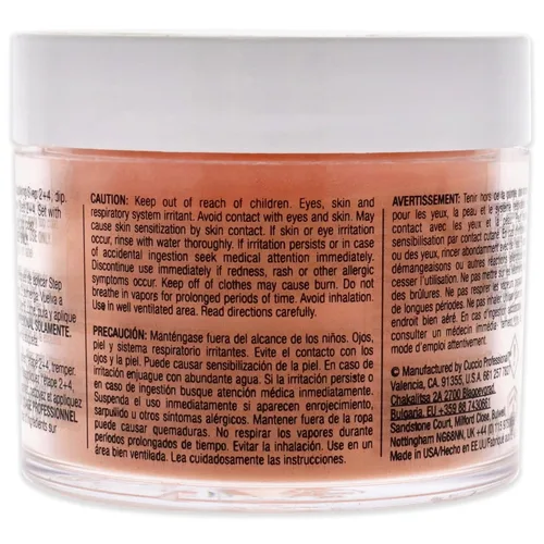 Vista 2 de Cuccio Esmalte de uñas en polvo de color, laca para manicura y pedicura, polvo altamente pigmentado que está finamente molido, acabado fuerte
