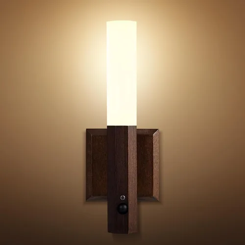 Vista 8 de Apliques de pared recargables, luz nocturna con sensor de movimiento, luz de pared con batería para enchufar a la iluminación de pared para pasillo
