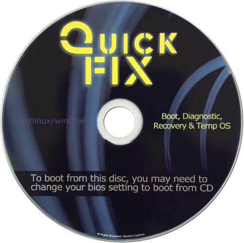 Vista 4 de The QUICK FIX PC Operating System, Boots any Computer even without a hard drive