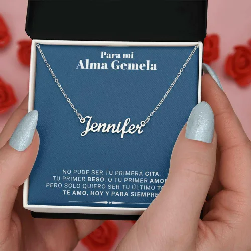 Vista 3 de Para El Amor De Mi Vida Cadena - Regalos Para El Dia De La Madre Personalizadas, Regalos Personalizados Para Hija, To My Smokin Hot Doe Deer