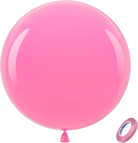 Vista 29 de Bezente Paquete de 150 globos de látex mate color burdeos de 5 pulgadas rojo (07-Red-G42)