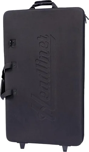 Vista 5 de Headliner Funda rígida de EVA moldeada ligera Pro-Fit con ruedas compatible con AlphaTheta XDJ-AZ Sistema DJ todo en uno Negro