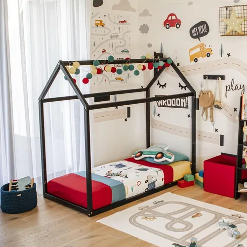 Vista 5 de Sweet Home From Wood Marco de cama en forma de casa