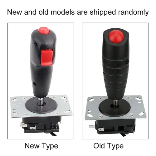 Vista 7 de TOPINCN Arcade Joystick, 8 Way Flight Joystick with Trigger & Top Fire Button, 8 Way Game Controller Kit Computer Game Simulation Flight Joystick