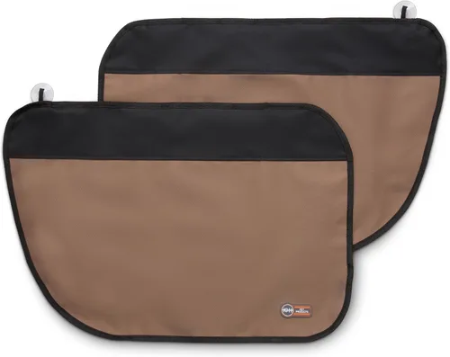 Vista 12 de K&H - Protector de puerta de coche para perros, paquete de 2, 27 x 19 Negro