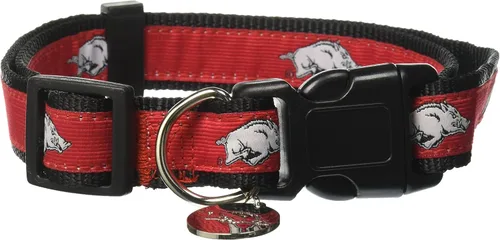 Vista 10 de Collar de perro de NCAA. PREMIUM cuello ajustable Collar de perros – Fútbol/Baloncesto para perros & gatos. Durable Collar de mascota de deportes