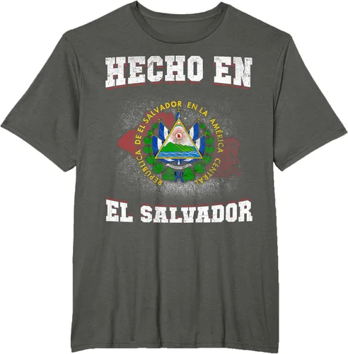 Vista 6 de Camisa de la bandera de El Salvador hecha en El Salvador